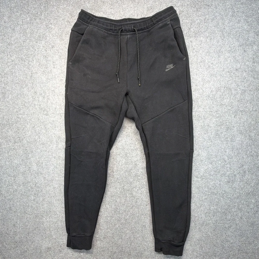 Nike Tech Fleece Pants Mens Large Black Slim Tapered Joggers Athletic HV0959-010